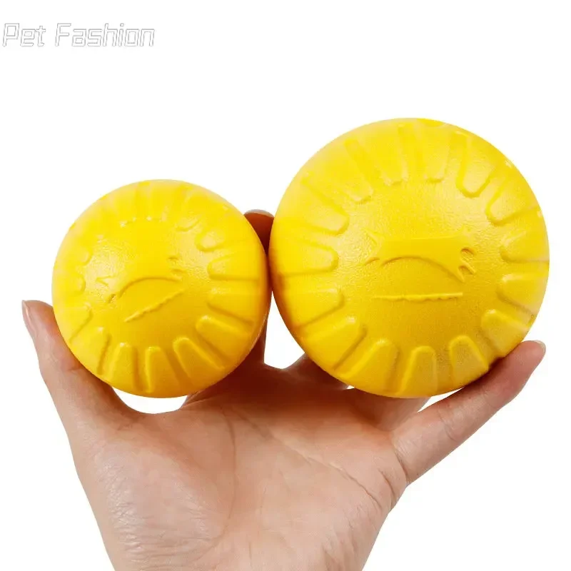 Bola para masticar para perros EVA, pelota de entrenamiento para perros, pelota resistente a mordeduras para cachorros con cuerda, disco volador para mascotas, anillo de entrenamiento, extractor, juguetes para cachorros - imagen 5