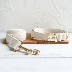 Collar personalizado para perros con grabado gratis e etiqueta