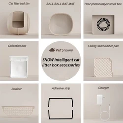 Bandeja sanitaria completa para gatos – Incluye alfombrilla, filtro y compartimento