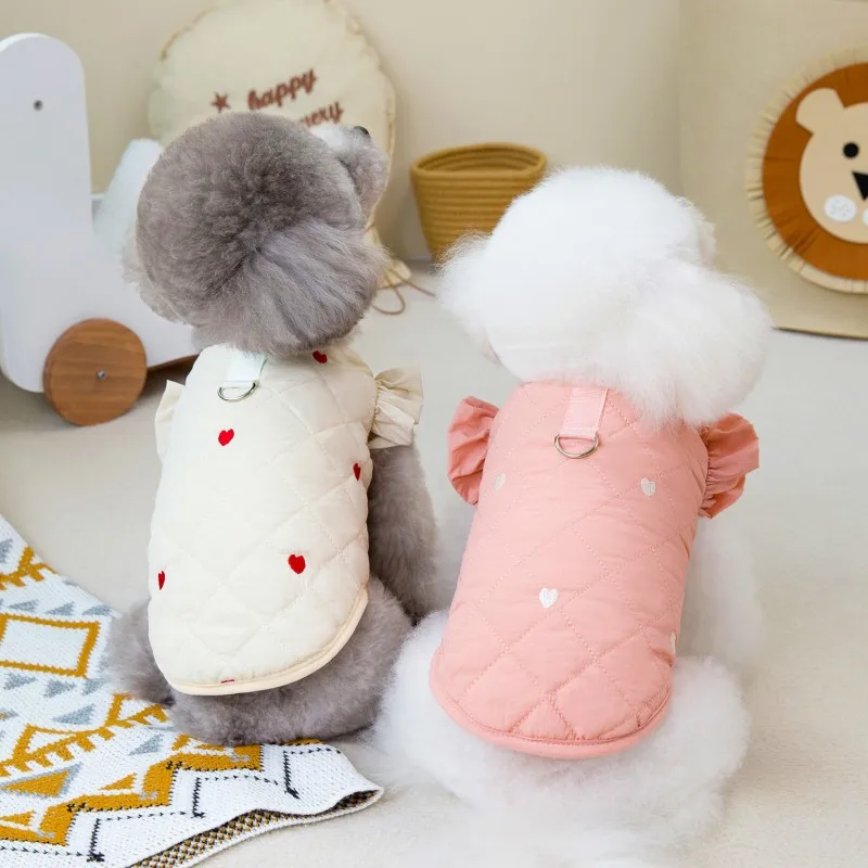 Abrigo para perros pequeños, ropa de invierno para perros, chaleco cálido para mascotas, ropa para Chihuahua, chaquetas de Bulldog Francés, disfraz para gato, sudadera para cachorros - imagen 2