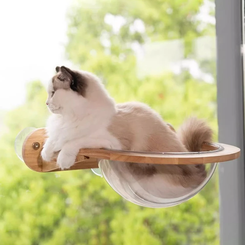 Árbol colgante para gatos, ventana, hamaca para gatos, árboles, ventosa, mascotas, gatitos, cama para gatos, torre, mascotas, gatitos, cosas para gatos, muebles, camas Catnap - imagen 3