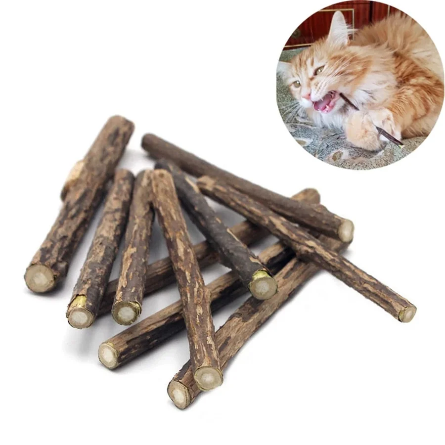 Palitos naturales de Matatabi para gatos