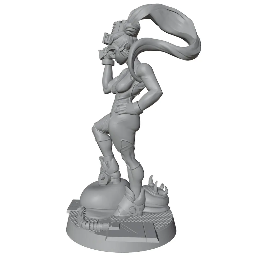 Figura coleccionable Sailor Moon de resina – kit sin pintar - imagen 2