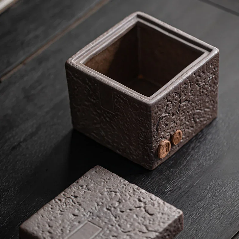 Caja de ceniza de gato de cerámica, tamaño grande, ceniza de ataúd de cremación humana personalizada japonesa, producto funerario de animales de entierro - imagen 5