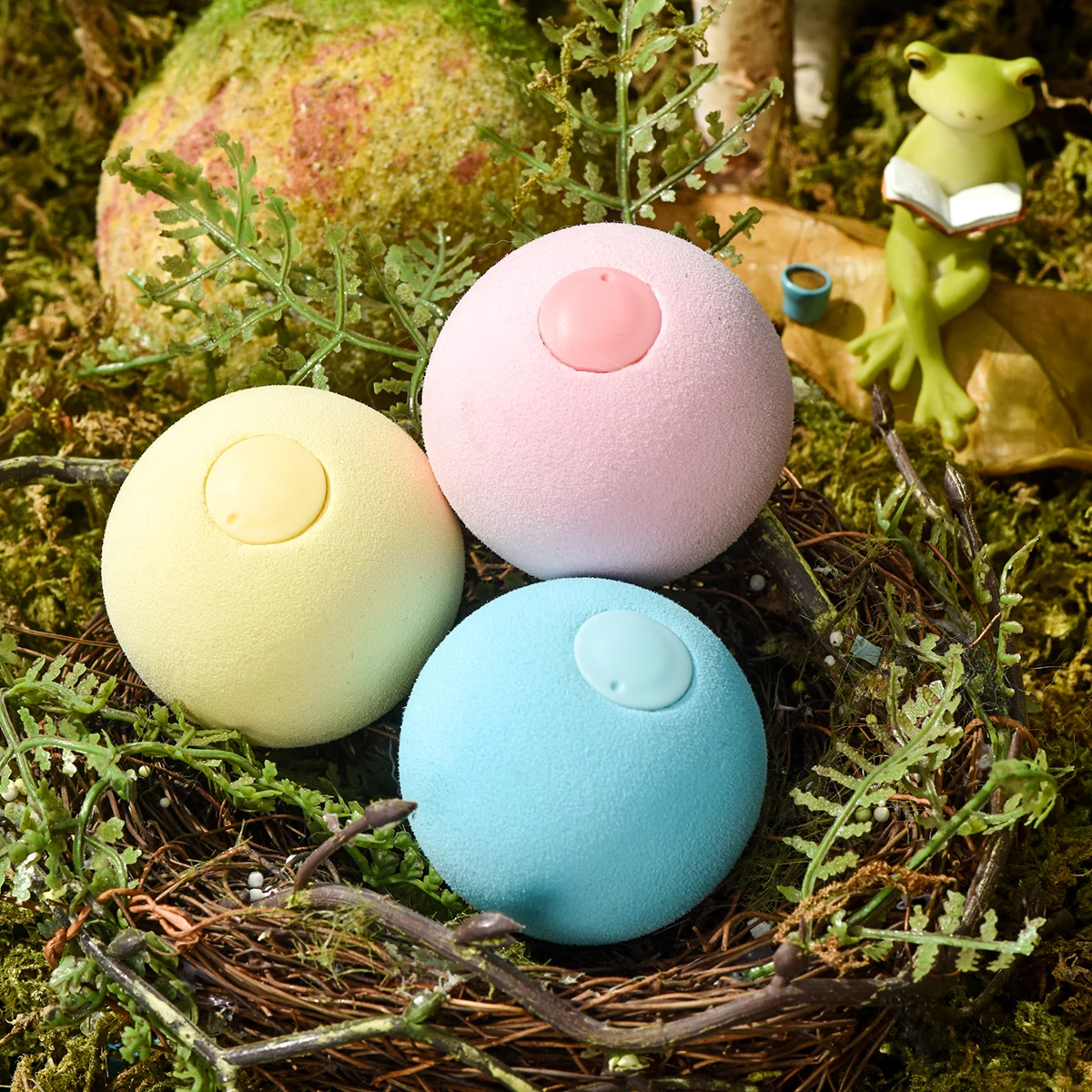 EW Gravitational Barking Ball Teaser Cat Stick Mint Ball Toy EW Gravitational Barking Ball Teaser Cat Stick Mint Ball Toy - imagen 5