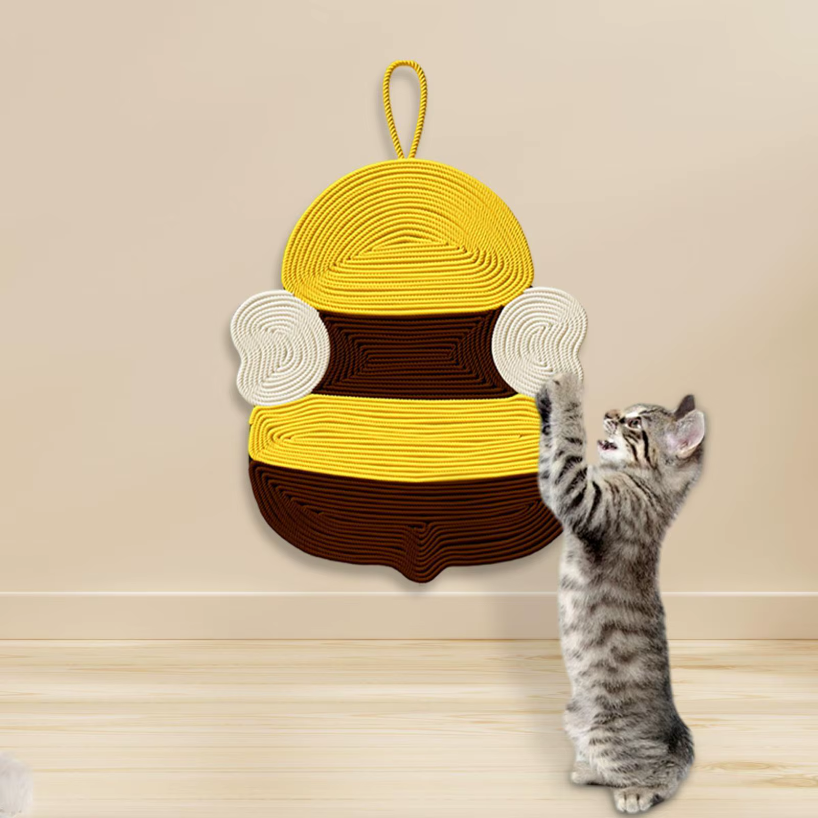 Alfombra rascadora para gatos – Protectora de muebles antideslizante - imagen 2