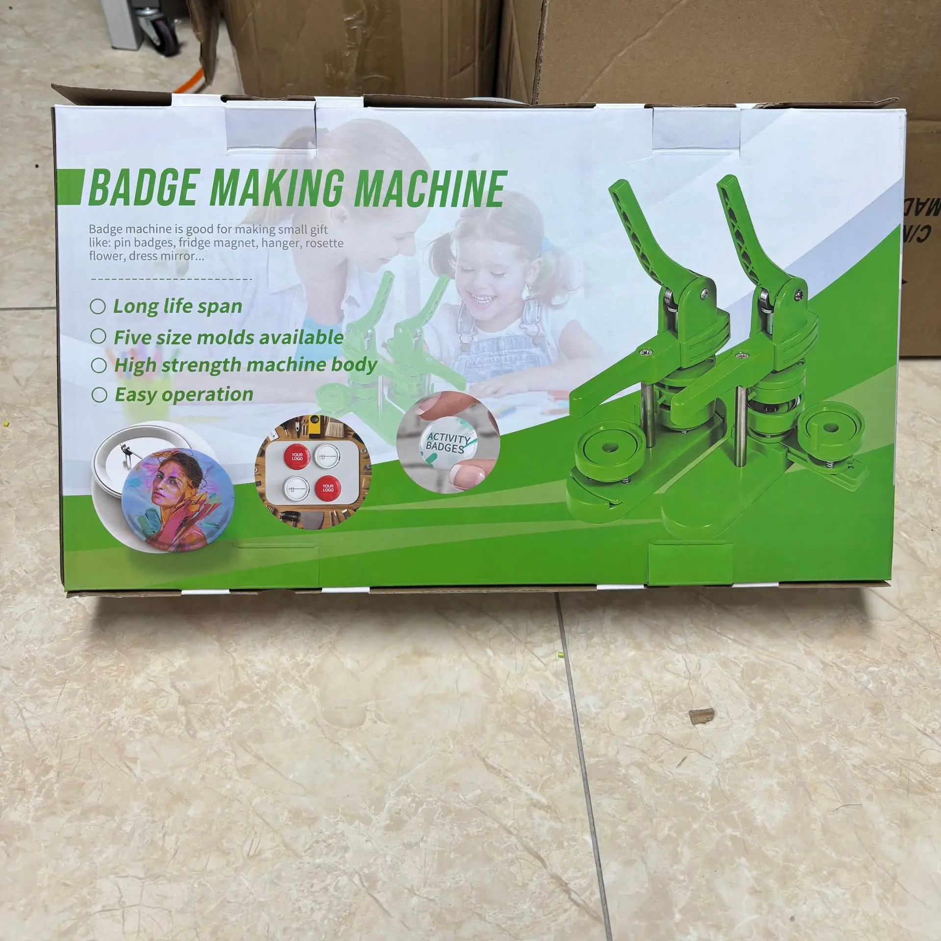 Insignias creadas con la máquina