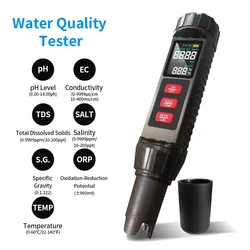 Medidor digital de calidad del agua para acuario y piscina