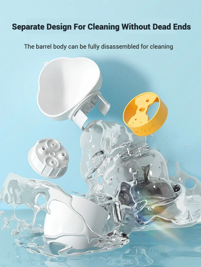 Botella de agua portátil para mascotas de 600ML con diseño a prueba de fugas, dispensador de agua desmontable y fácil de limpiar para perros y gatos, sin BPA para exteriores - imagen 5