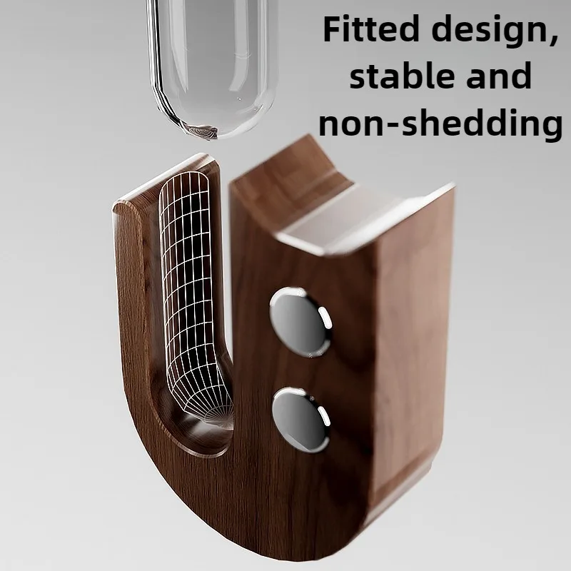 Colector magnético para nevera, jarrón con bigote de gato, caja de almacenamiento, recuerdo bonito, tubo de almacenamiento de barba de gato, botella conmemorativa de pelo de mascota de vidrio - imagen 4