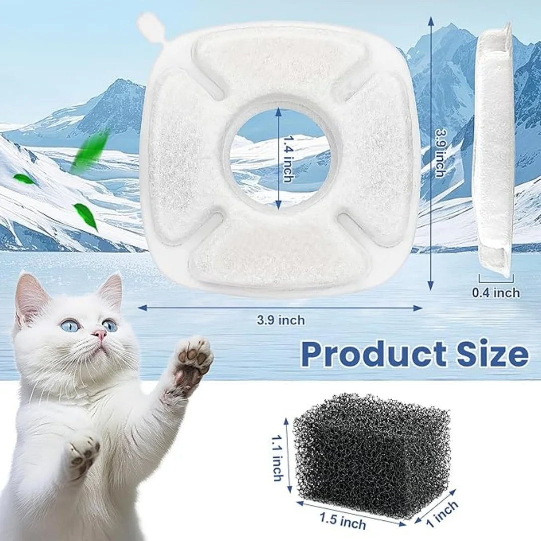 Filtro carbón activado para bebederos de agua gatos y perros - imagen 4