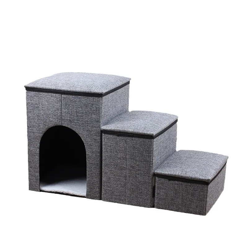 Escalera plegable antideslizante para sofá – Uso cómodo perros y gatos - imagen 5
