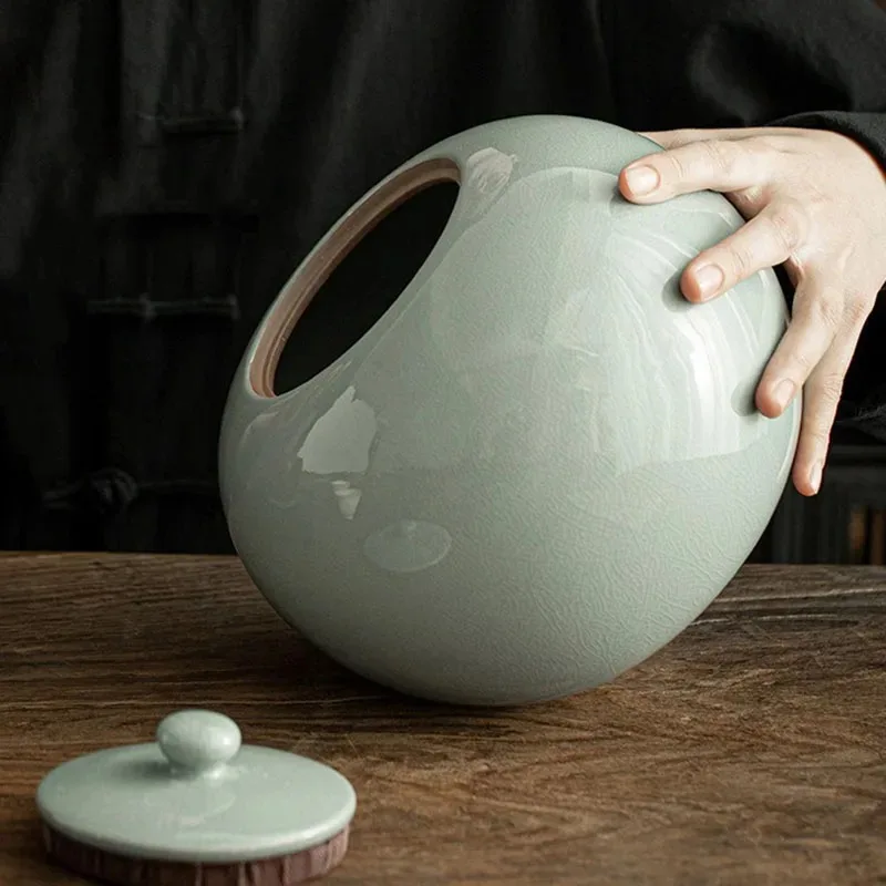 Urnas de cremación personalizadas para mascotas, recuerdo y funerario de cenizas, sitios conmemorativos y regalos de tumba para perros aprobados, 4000ml - imagen 3