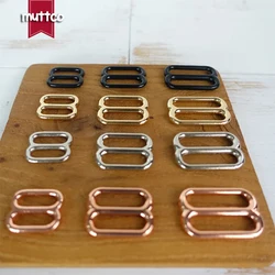 Hebilla de Metal para bolso, correa para perro y gato, 15mm,20mm,25mm, correas, hebillas ajustables, accesorio de bucle, dureza duradera, 4 colores, 1 ud.