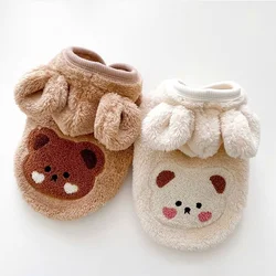 Ropa de invierno con capucha para perros pequeños, Chihuahua y gatos