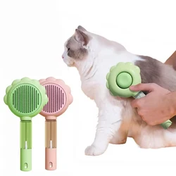 Cepillo eléctrico 3 en 1 vapor masaje para perros, gatos