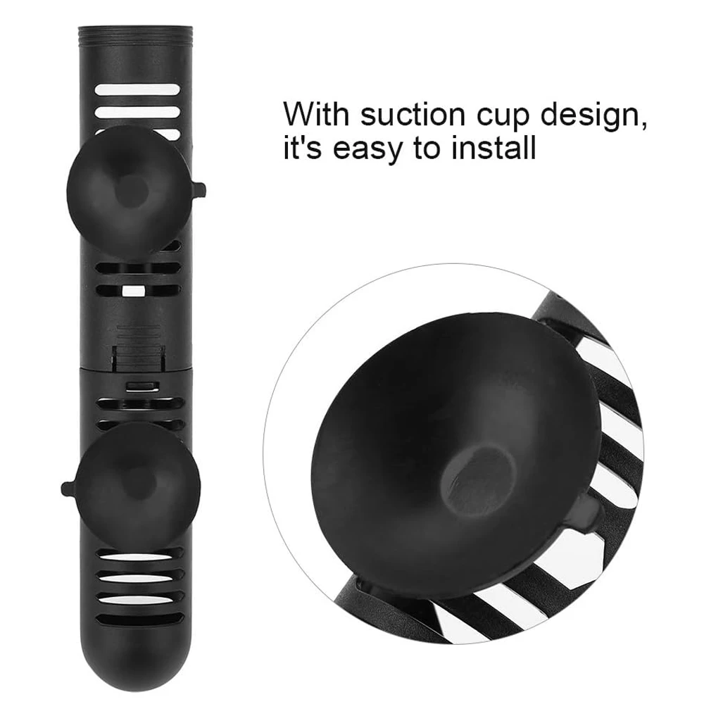 Protector ajustable para calentador de tanque de peces, con ventosas, longitud múltiple, para acuarios, evita quemaduras, herramienta para acuario, 1 ud. - imagen 4