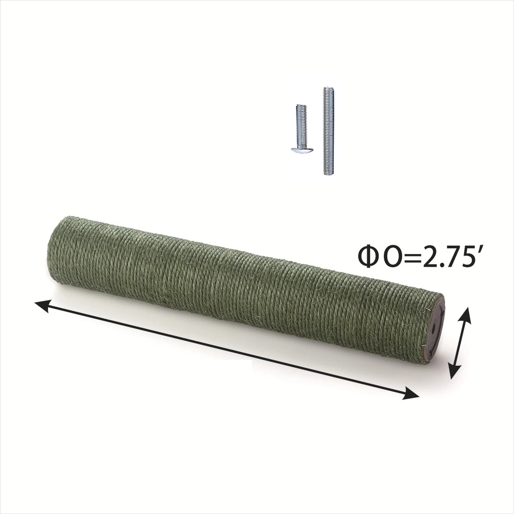Green sisal column