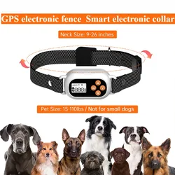 Valla eléctrica con GPS para perros – Collar adiestramiento impermeable
