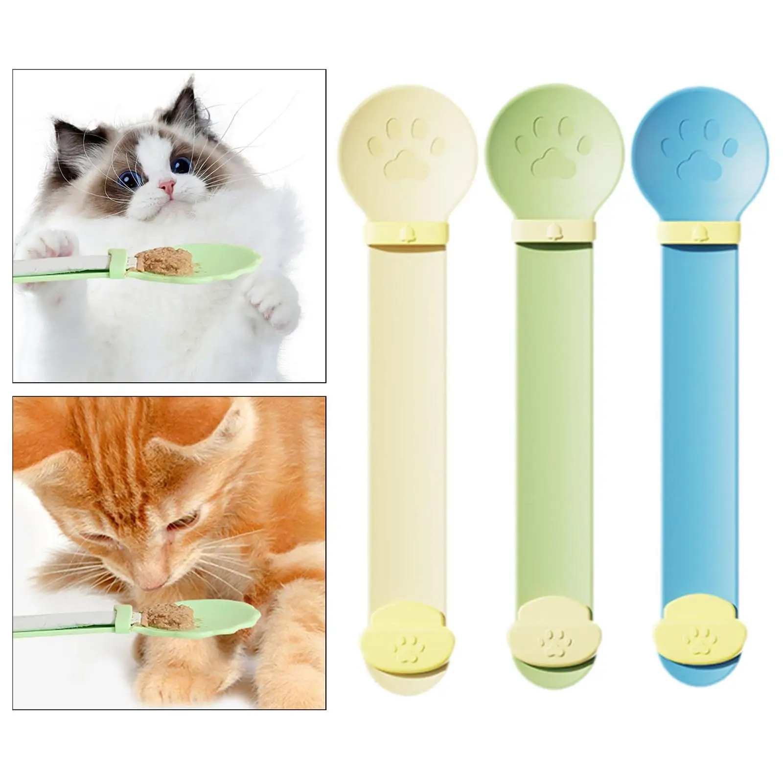 Cat Treat Spoon Cat Strip Squeeze Spoon Cat Treat Feeding Spoon Cat Strip Squeeze Feeder