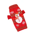 Red-bottomed snowman