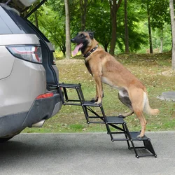 Escaleras plegables acero para perros y cachorros – Rampa ligera
