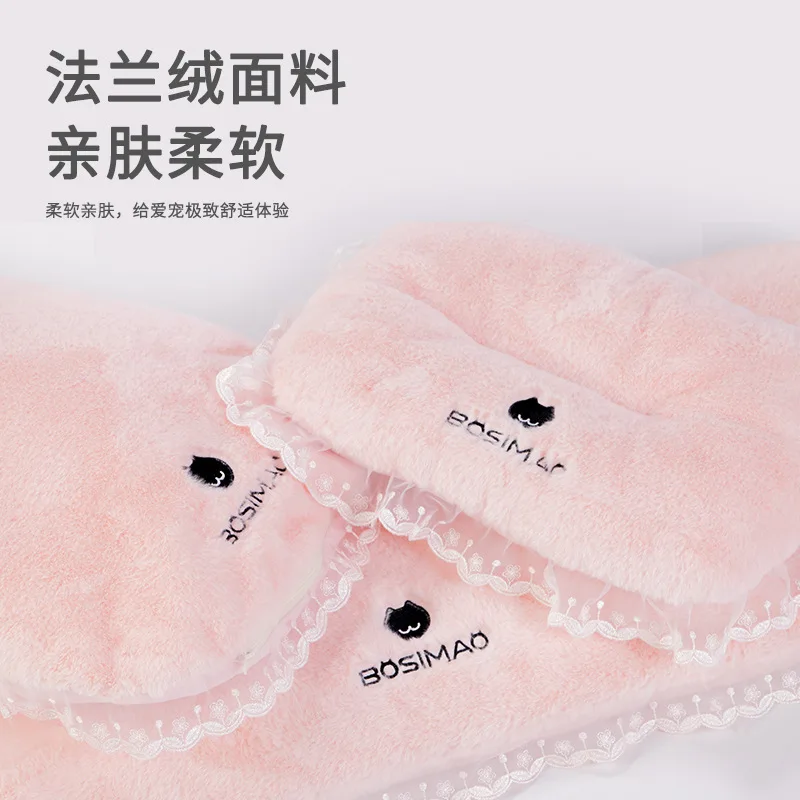 Almohadilla para carrito de mascotas, carrito para perros y gatos, cojín de asiento antisuciedad, almohada para el cuello, bufanda, almohadilla cómoda, productos para cojines de asiento para mascotas