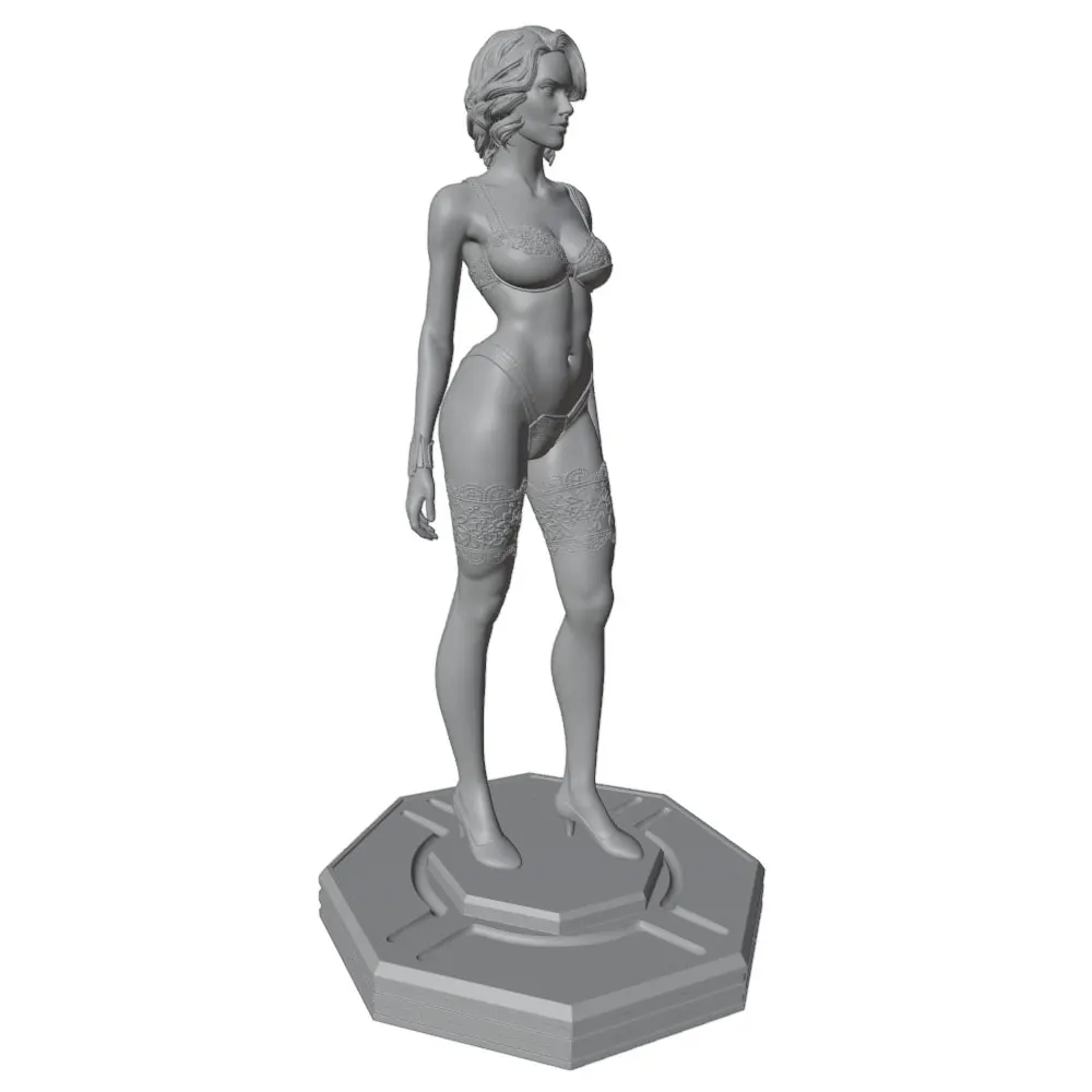 Kit de miniatura de resina escala 1/24 – Figura para montar y pintar - imagen 4