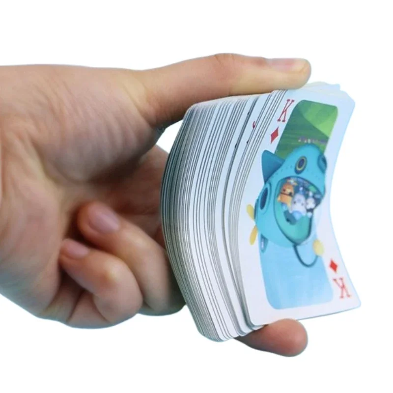 Octonautas originales de dibujos animados de póker, edición infantil, rompecabezas, juguete de cartas, tarjeta bonita creativa, regalos de juego de mesa para niños - imagen 5