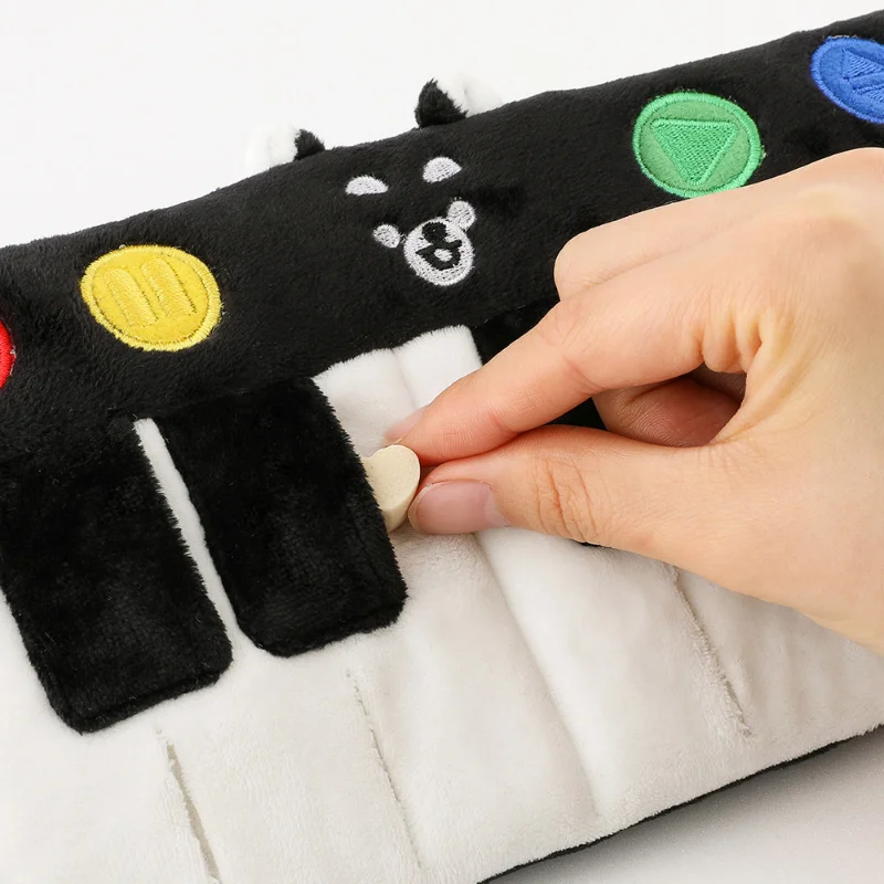 Juguetes de comida oculta en forma de Piano para perros, juguetes de llamada BB, juguetes de papel de sonido para mascotas, rompecabezas interactivo para mascotas - imagen 4