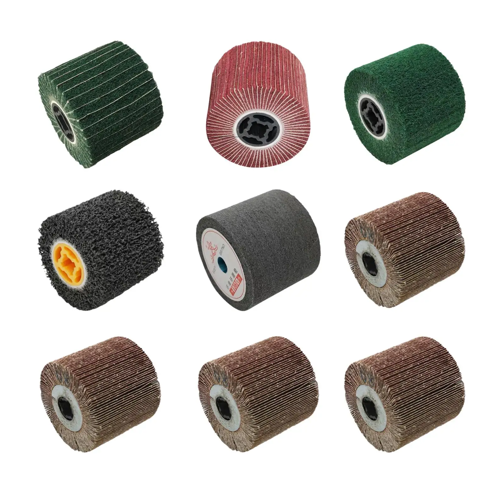 Polishing Burnishing Wheel Burnishing Polishing Wheel Drum for Burnishing Polishing Machine Surface Treatment Stainless Steel