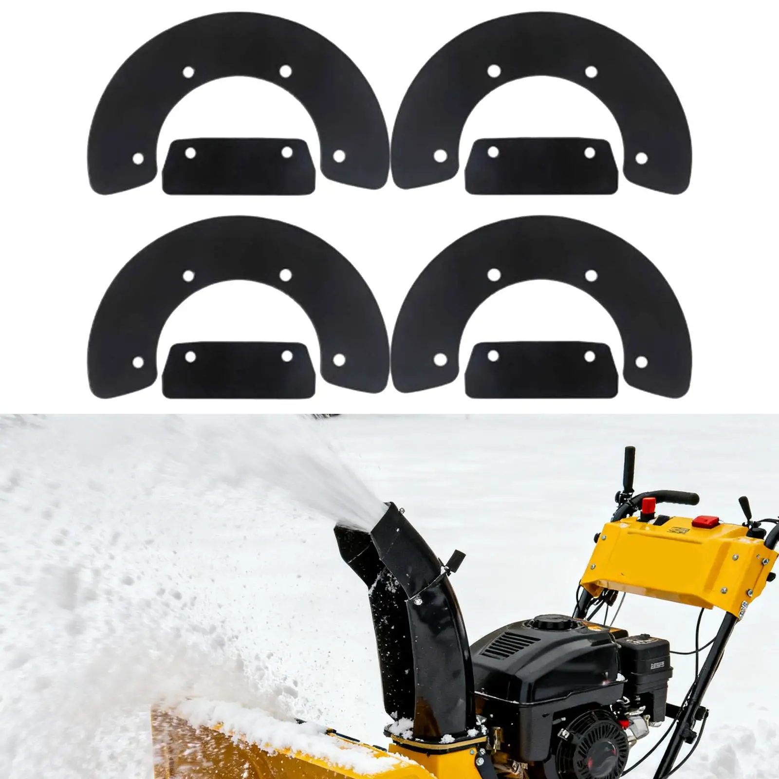 Snowblower Rubber Paddles 1003391 Replacement Snow Blower Accessory for B1SB5505