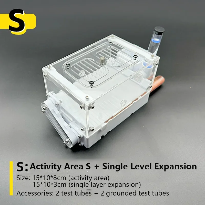 Ant Farm Ant House Insect Box Ant Nest Anthill Configurable 18 Calibre Test Tubes - imagen 5