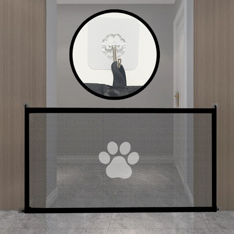 No Punching Pet Dog Barrier Fences Foldable Dog Safety Fence Protection Net Pet Isolated Network Stairs Gate Dog Accessories - imagen 4