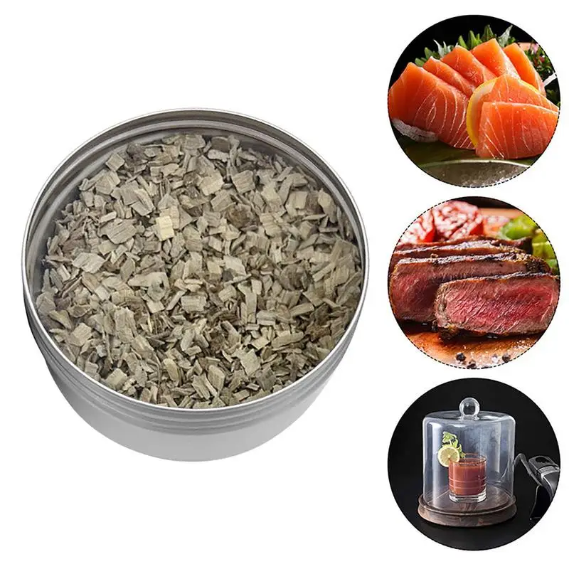 Virutas de madera para fumar, virutas de serrín fino Natural, ahumador de cóctel para infusión de cóctel, whisky, vino, carne y ensalada - imagen 2