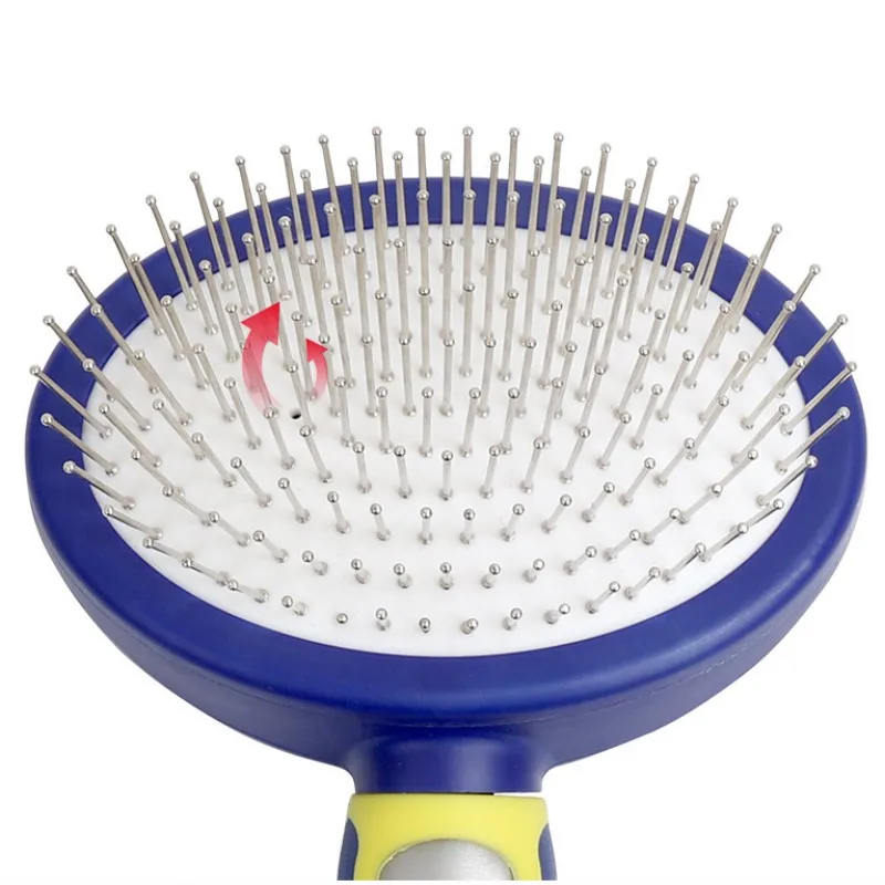 Peine de Masaje para perros, cepillo grueso para perros, apertura de nudo de pelo, aseo para mascotas, cepillo removedor de pelo cómodo, productos para mascotas - imagen 5