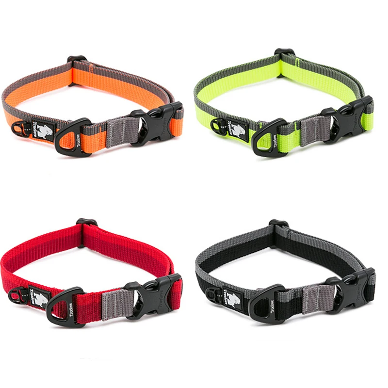 Winhyepet Collar de perro de alta calidad, cómodo y de lujo, acolchado con ranura colgante, Collar con hebilla para perros pequeños, medianos y grandes, Pitbull - imagen 2