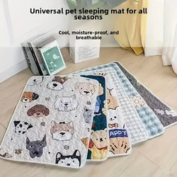 Alfombrilla transpirable verano para gato y perro – Antideslizante descanso