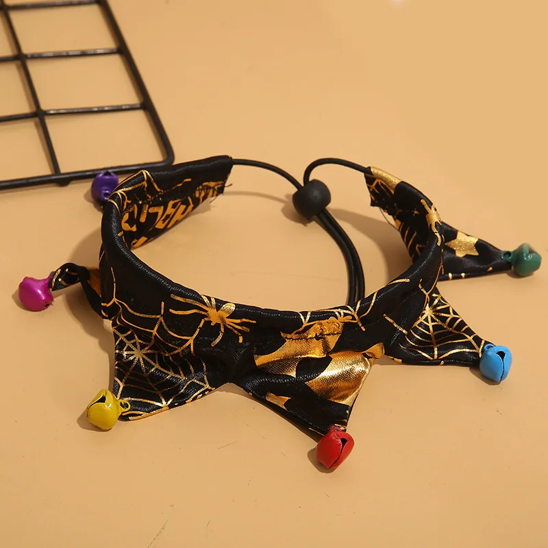 Nuevo Conjunto de bufanda y sombrero de Halloween para mascotas, gorro divertido para vacaciones, - imagen 4