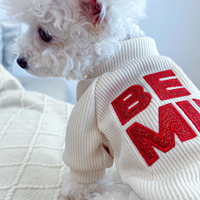 Sudaderas con capucha para perros con patrón de letras, ropa para mascotas, jersey, disfraz, ropa, sudaderas con capucha, abrigo, sudadera para cachorros, suéter para perros pequeños, Chihuahua - imagen 5