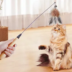 Juguete interactivo con plumas para gatos - Rompecabezas alimentador