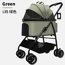 Carrito de paseo plegable para perros y gatos pequeños y medianos