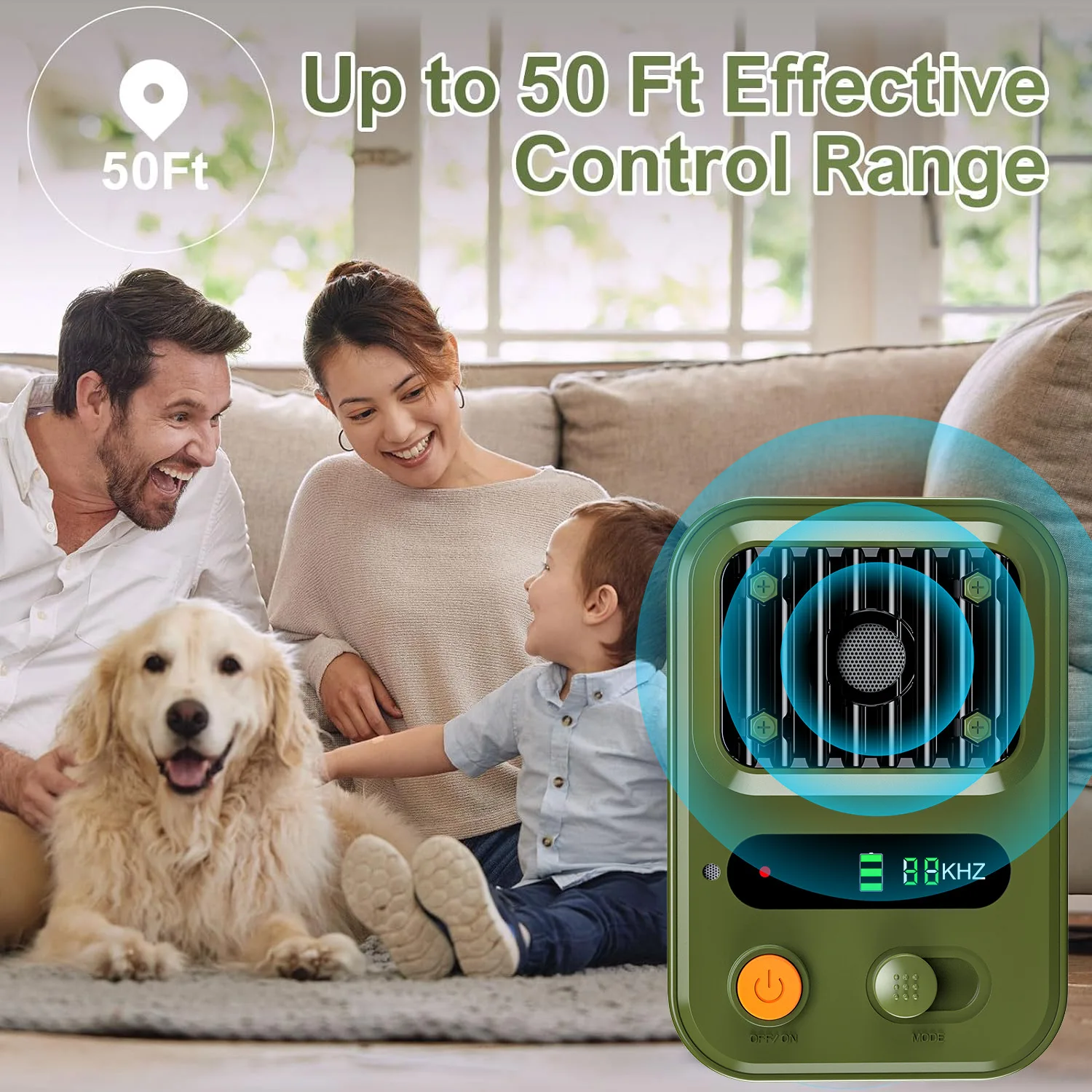 Dispositivo anti ladridos ultrasonido con pantalla a color para perros - imagen 4