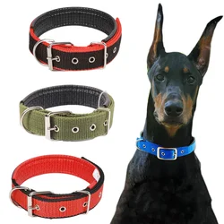 Collar de nailon ajustable para perros grandes y pequeños