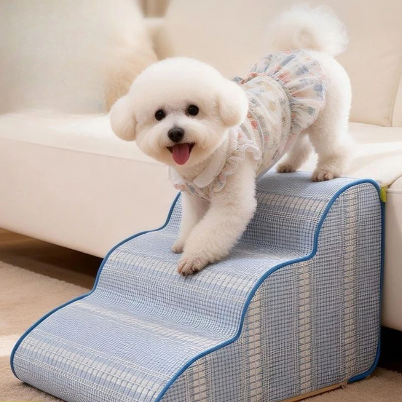 Escalera antideslizante para perros y gatos – Sube a cama o sofá