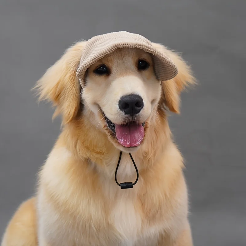 Gorra de béisbol ajustable para perro, sombrero para deportes al aire libre, sombrero para el sol suave y transpirable para mascotas con orificios para las orejas, sombrero para padres e hijos para senderismo - imagen 3