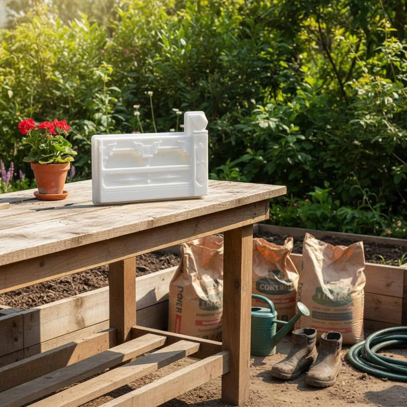 Molde plástico reutilizable para bordes de jardín para gatos - imagen 5