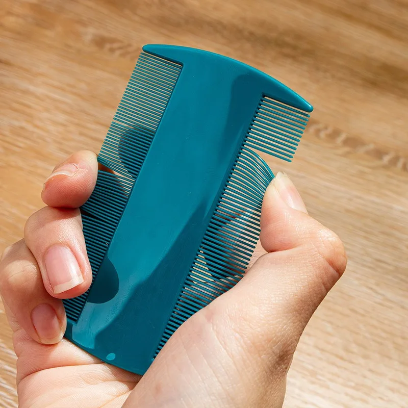 Cepillo de plástico de doble cara para perros, 3 piezas, antipulgas e insectos, eliminación de huevos, accesorios para perros - imagen 5