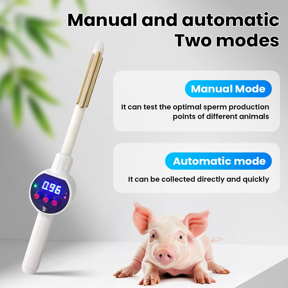 Colector de Semen veterinario, equipo de inseminación Artificial, eyaculador de estimulación eléctrica para ganado, caballos, perros y ovejas - imagen 2
