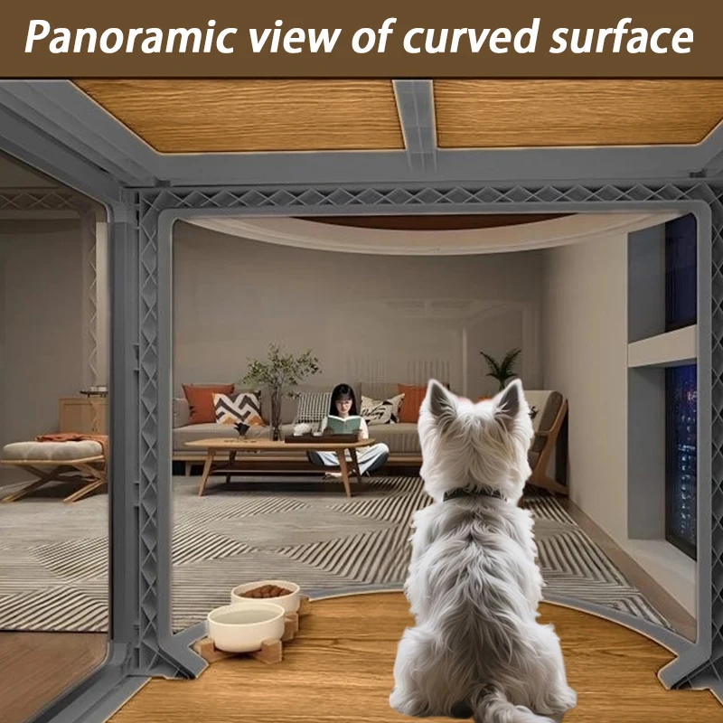 Jaula especial para perros pequeños para interiores, rueda de perrera, Villa para cachorros de lujo, Catnap portátil, jaula para perros, habitaciones, casas para dormir, suministros para mascotas - imagen 4